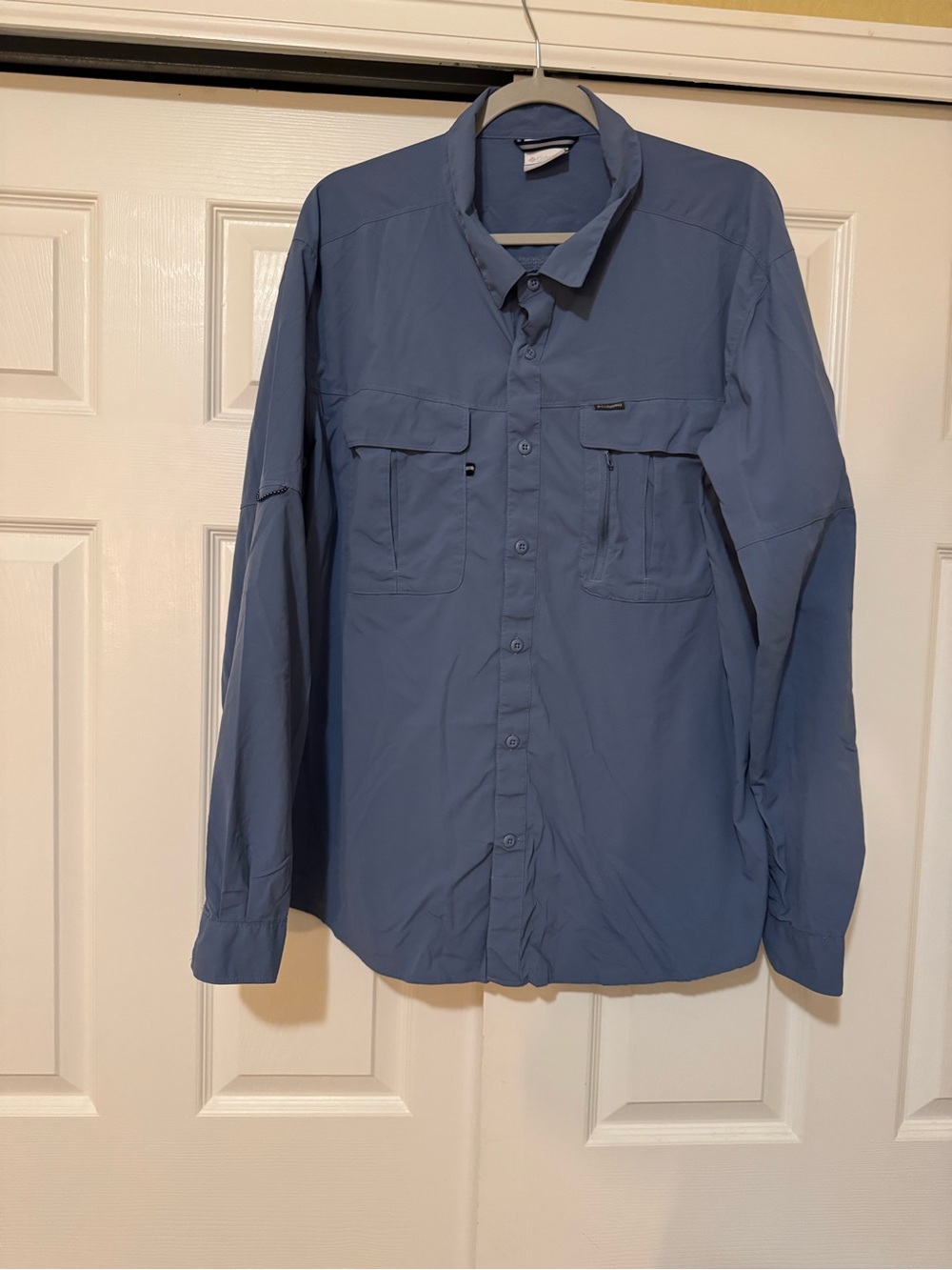 Columbia Men’s Long-Sleeve Button-Down Shirt - Slate Blue